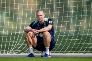 Manchester City Soccer Player Erling Haaland (Striker)